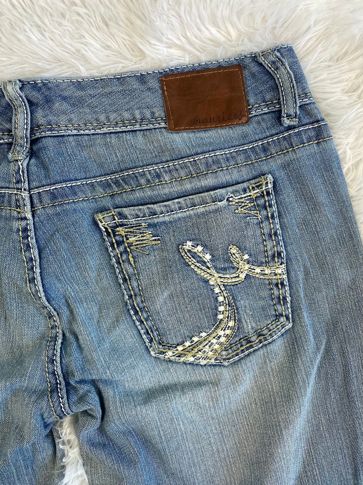 Maurices Vintage low waist flared jeans (Größe L)