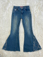 Cowgirl Vintage low waist flared jeans (Größe XXS)