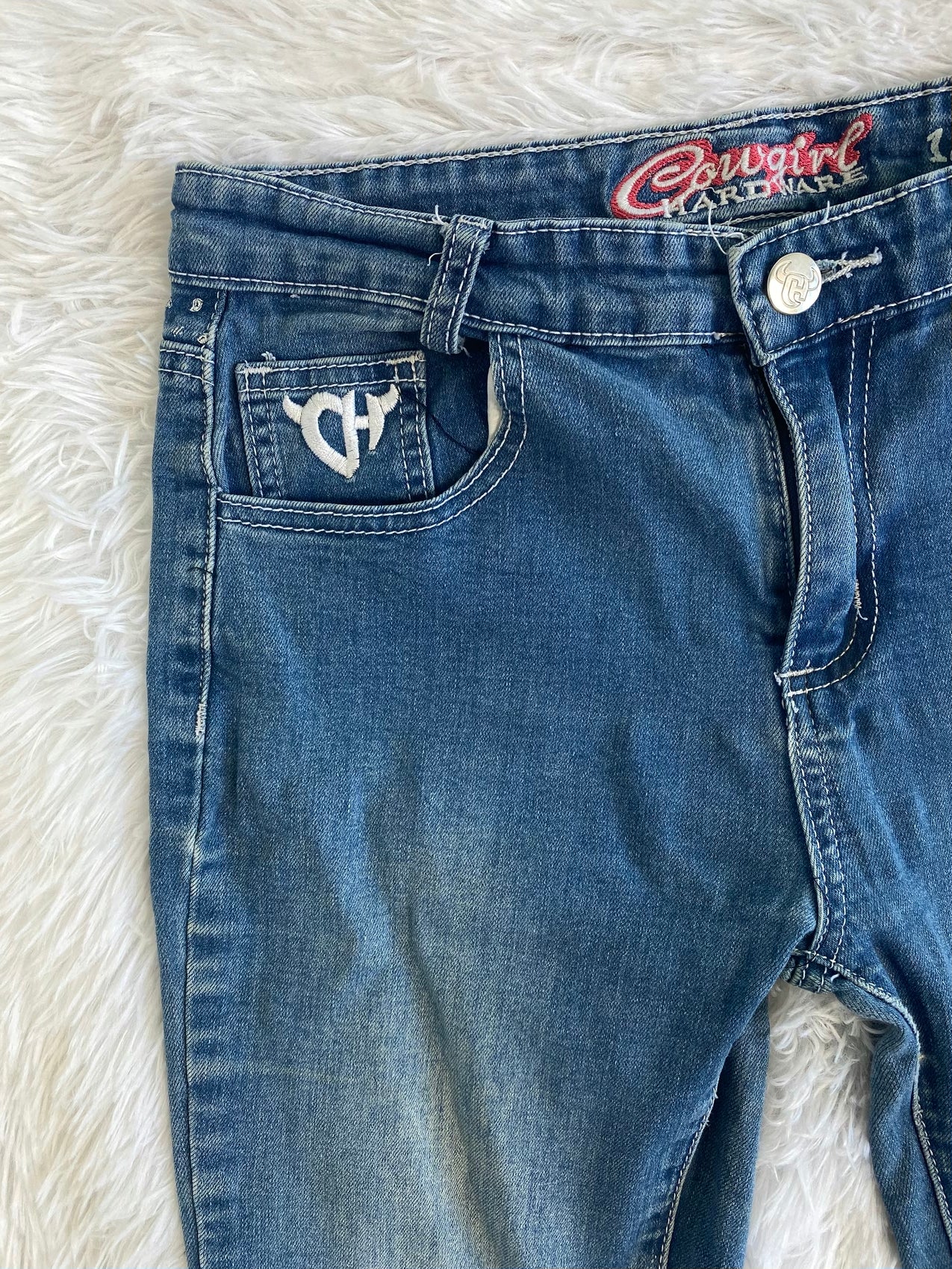 Cowgirl Vintage low waist flared jeans (Größe XXS)