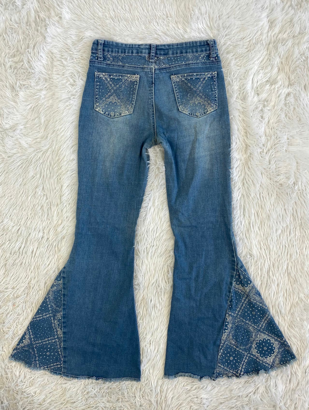 Cowgirl Vintage low waist flared jeans (Größe XXS)