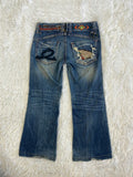 Riobera Vintage low waist flared jeans (Größe M)