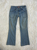 Riobera Vintage low waist flared jeans (Größe XXS)