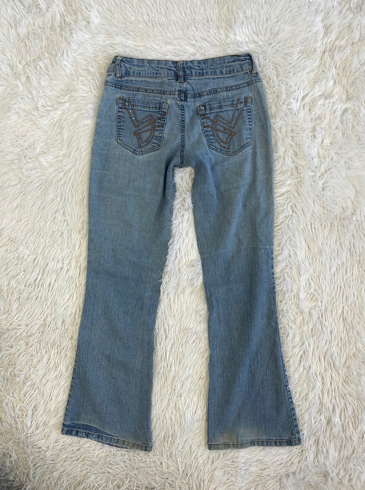 Riobera Vintage low waist flared jeans (Größe XXS)