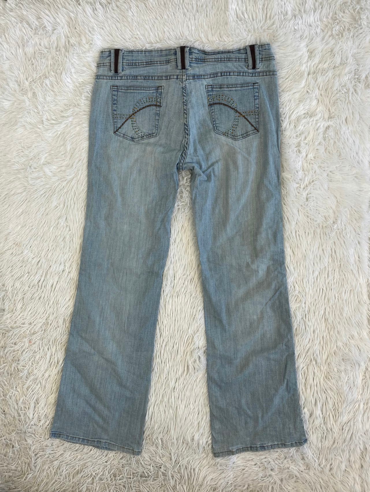 Vintage low waist flared jeans (Größe L)