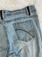 Vintage low waist flared jeans (Größe L)