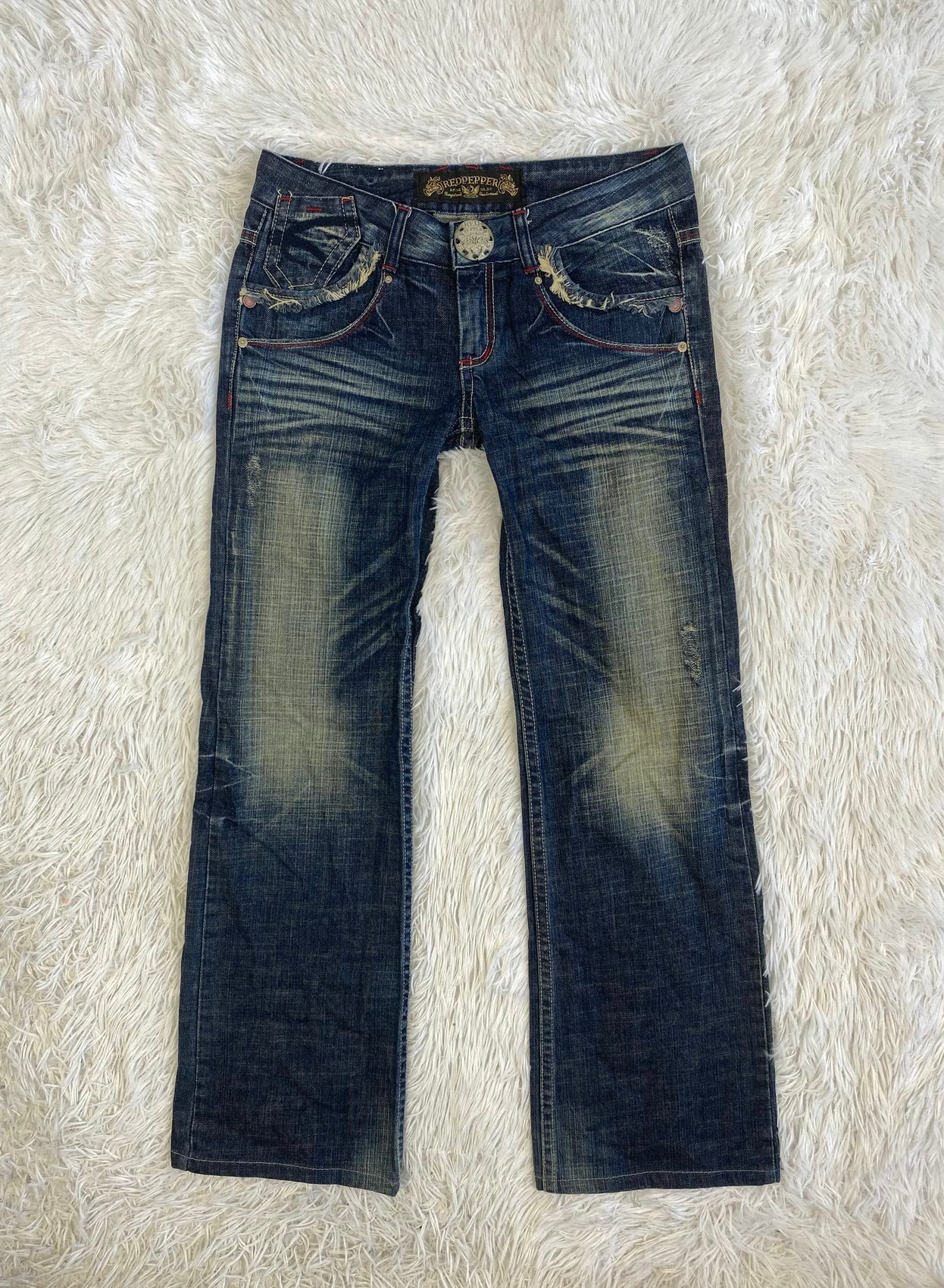 Red Pepper Vintage low waist flared jeans (Größe M)