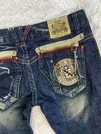Red Pepper Vintage low waist flared jeans (Größe M)