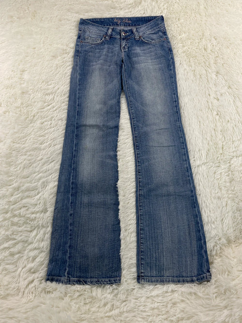 big blue Vintage Jeans Größe S – Detailansicht 2