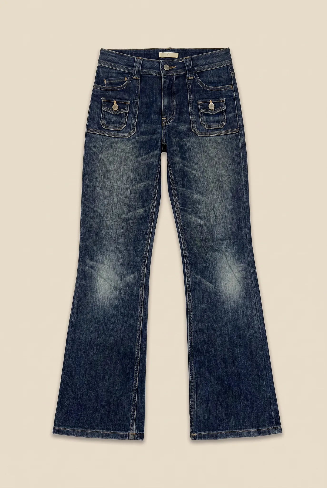 blue Vintage Jeans Größe XS – Detailansicht 2