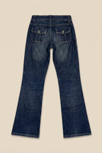 blue Vintage Jeans Größe XS – Detailansicht 3