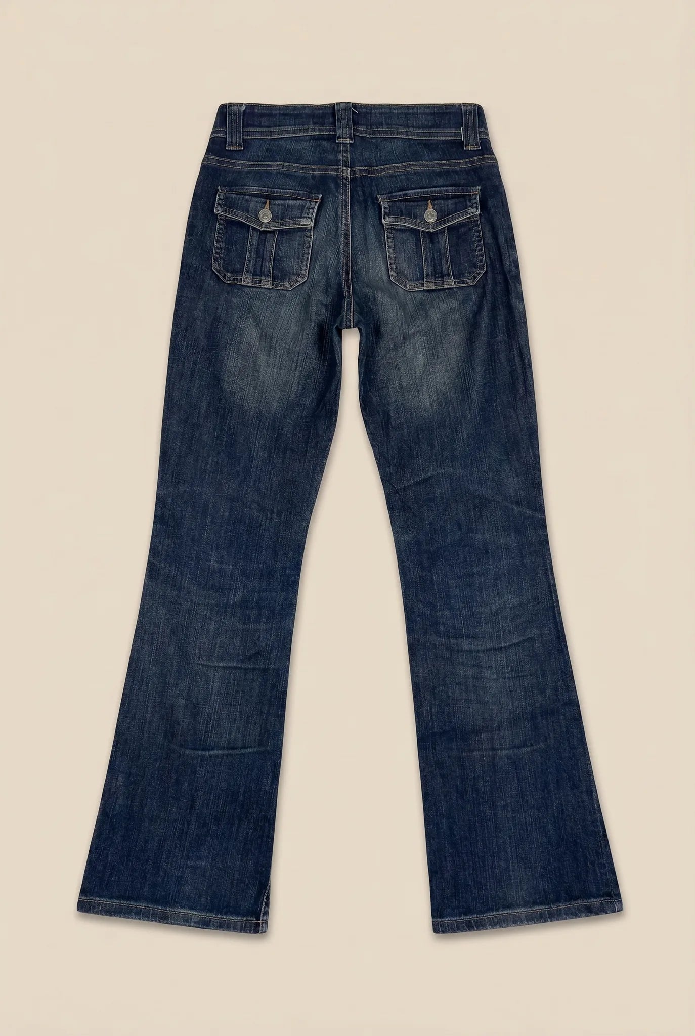 blue Vintage Jeans Größe XS – Detailansicht 3