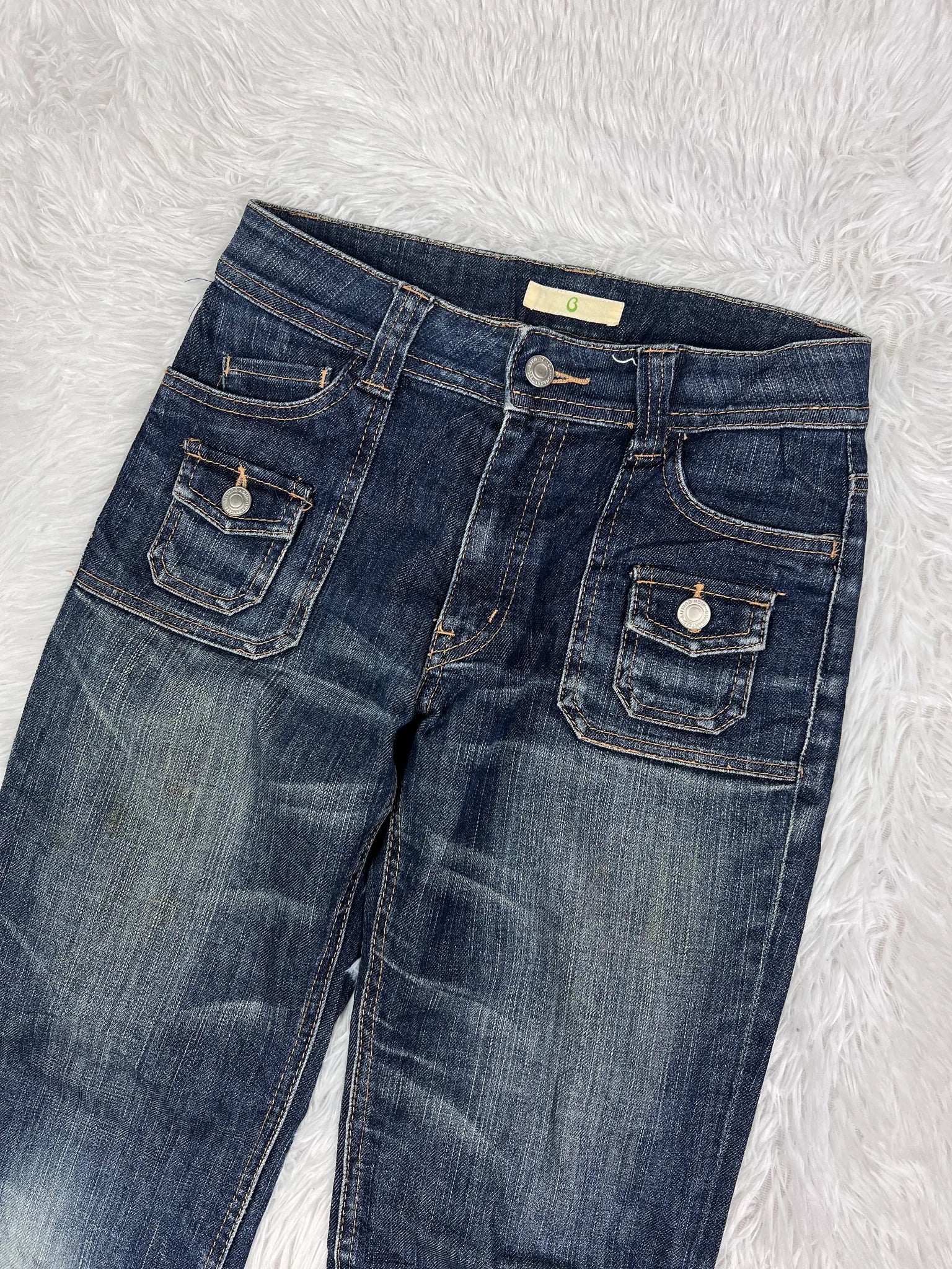 blue Vintage Jeans Größe XS – Detailansicht 5