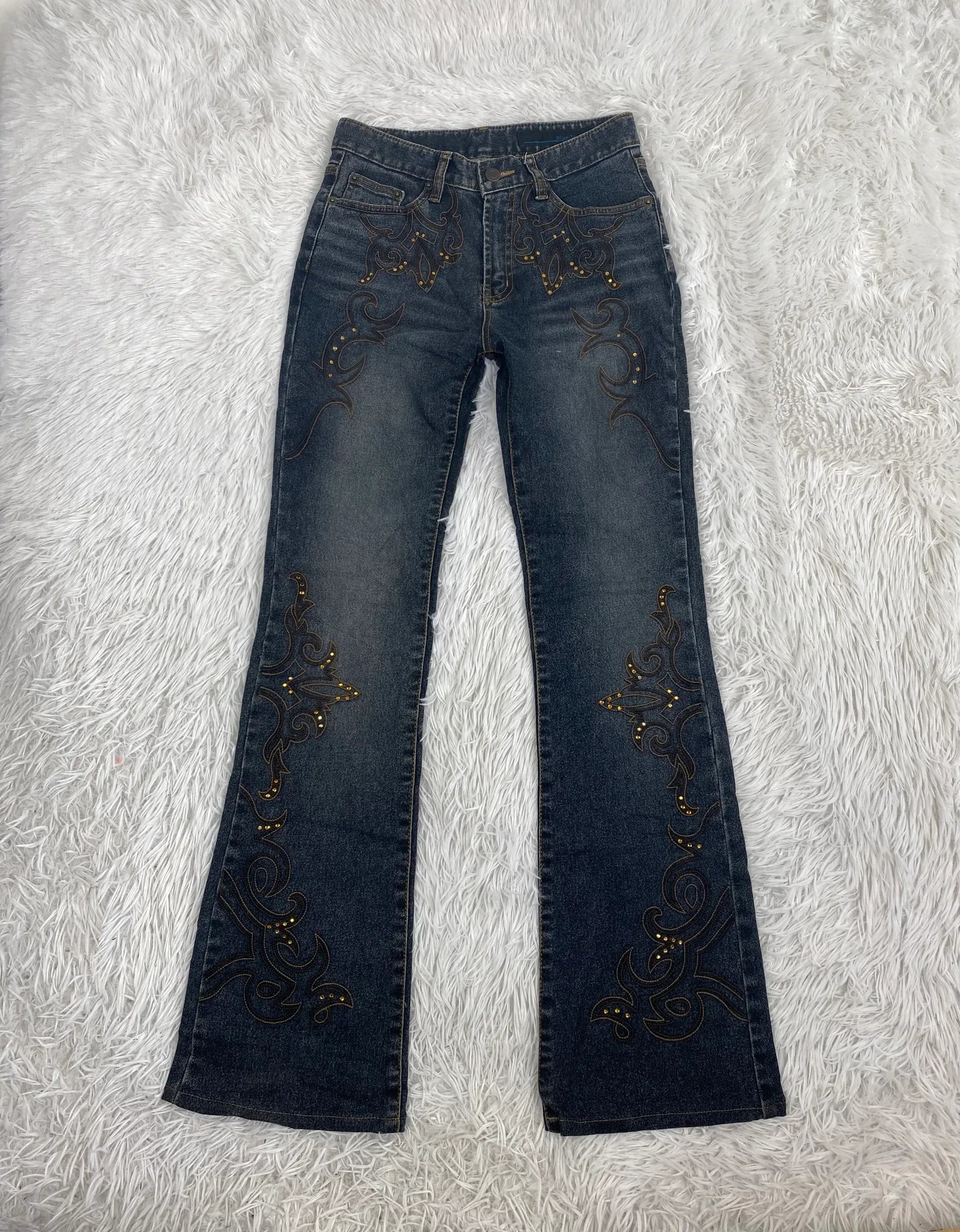 Blue Vintage Jeans Größe XXS – Detailansicht 2