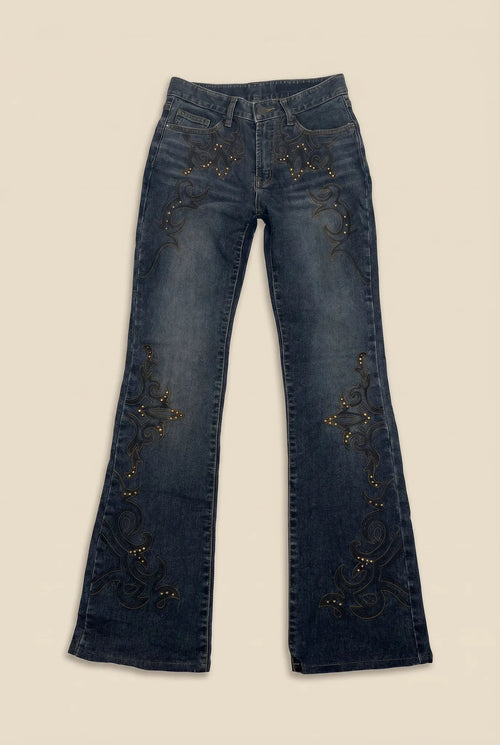 Blue Vintage Jeans Größe XXS – Detailansicht 2