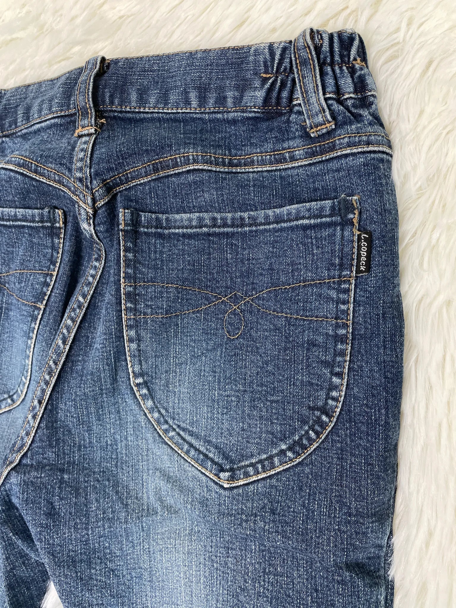 blue Vintage Jeans Größe XXS – Detailansicht 4