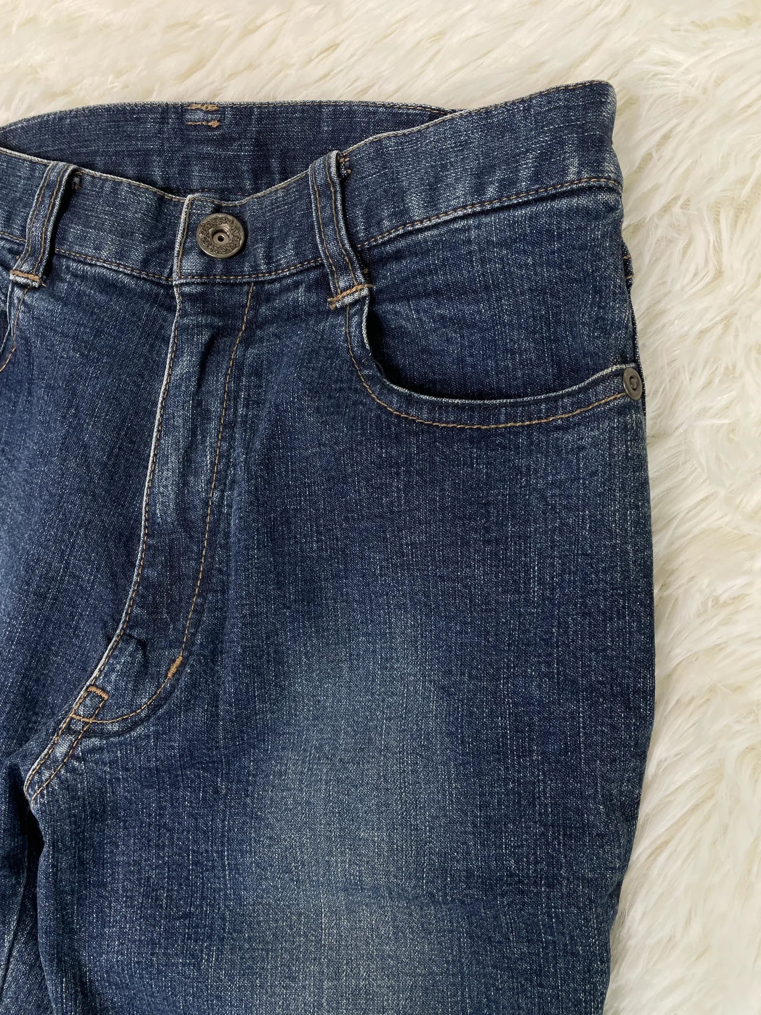 blue Vintage Jeans Größe XXS – Detailansicht 5