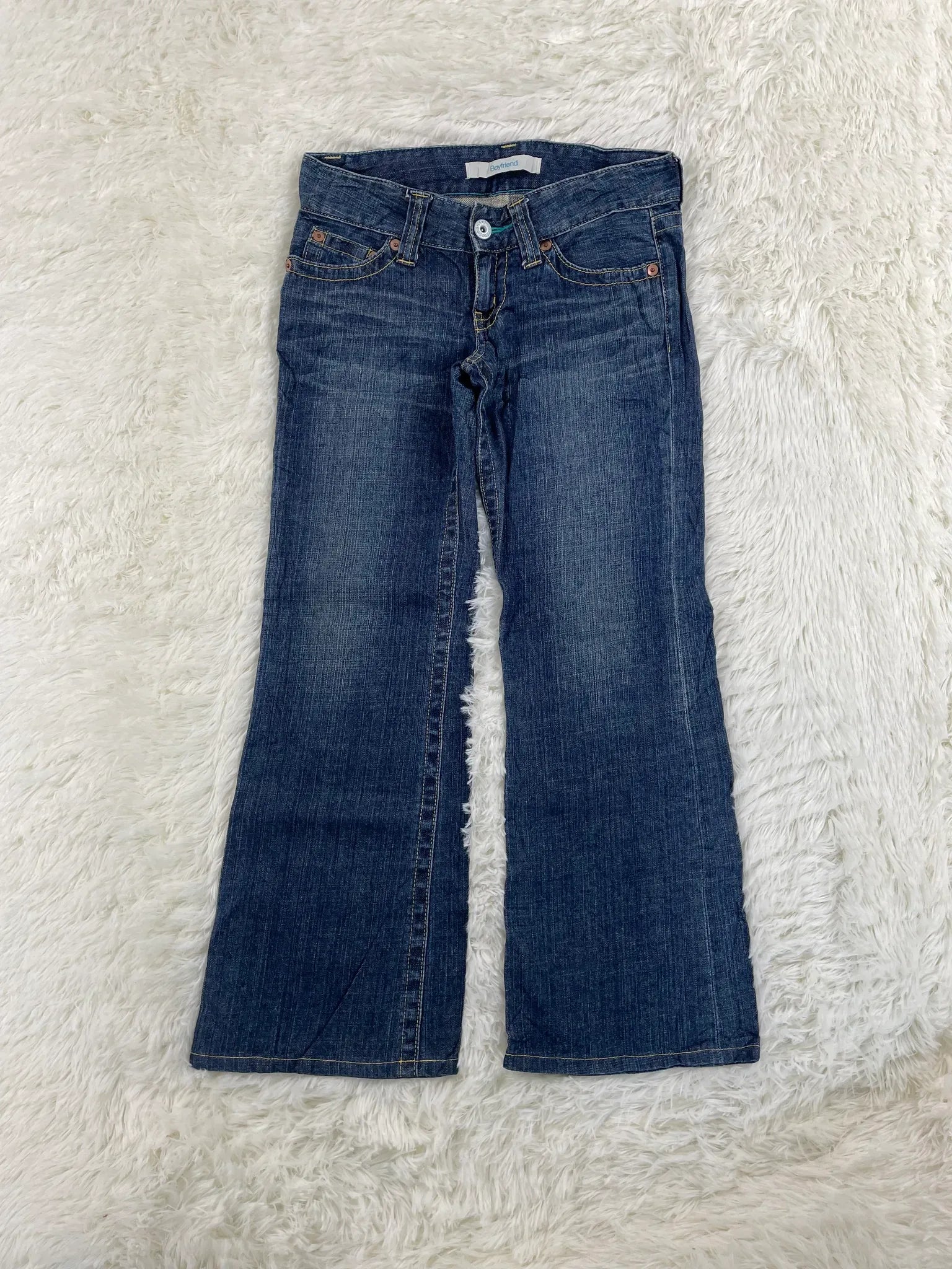 boyfriend Vintage Jeans Größe M – Detailansicht 2