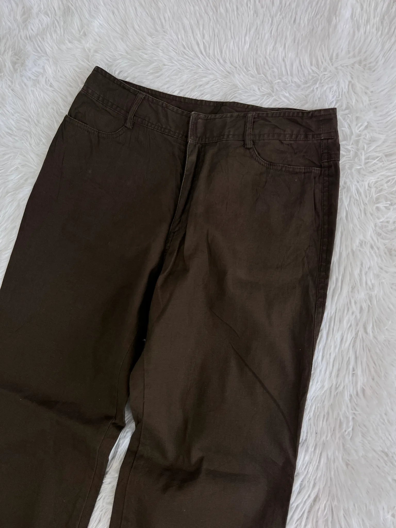 brown Vintage Jeans Größe XS – Detailansicht 5