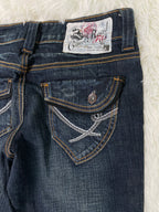 camel Vintage Jeans Größe XS – Detailansicht 4