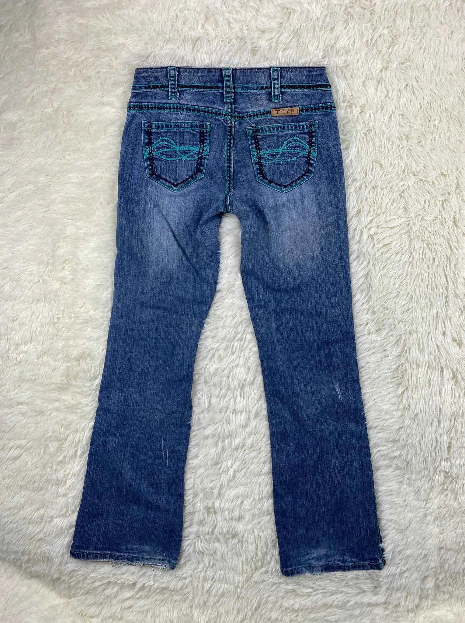 Cowgirl tuff Vintage low waist flared jeans (Größe XS)