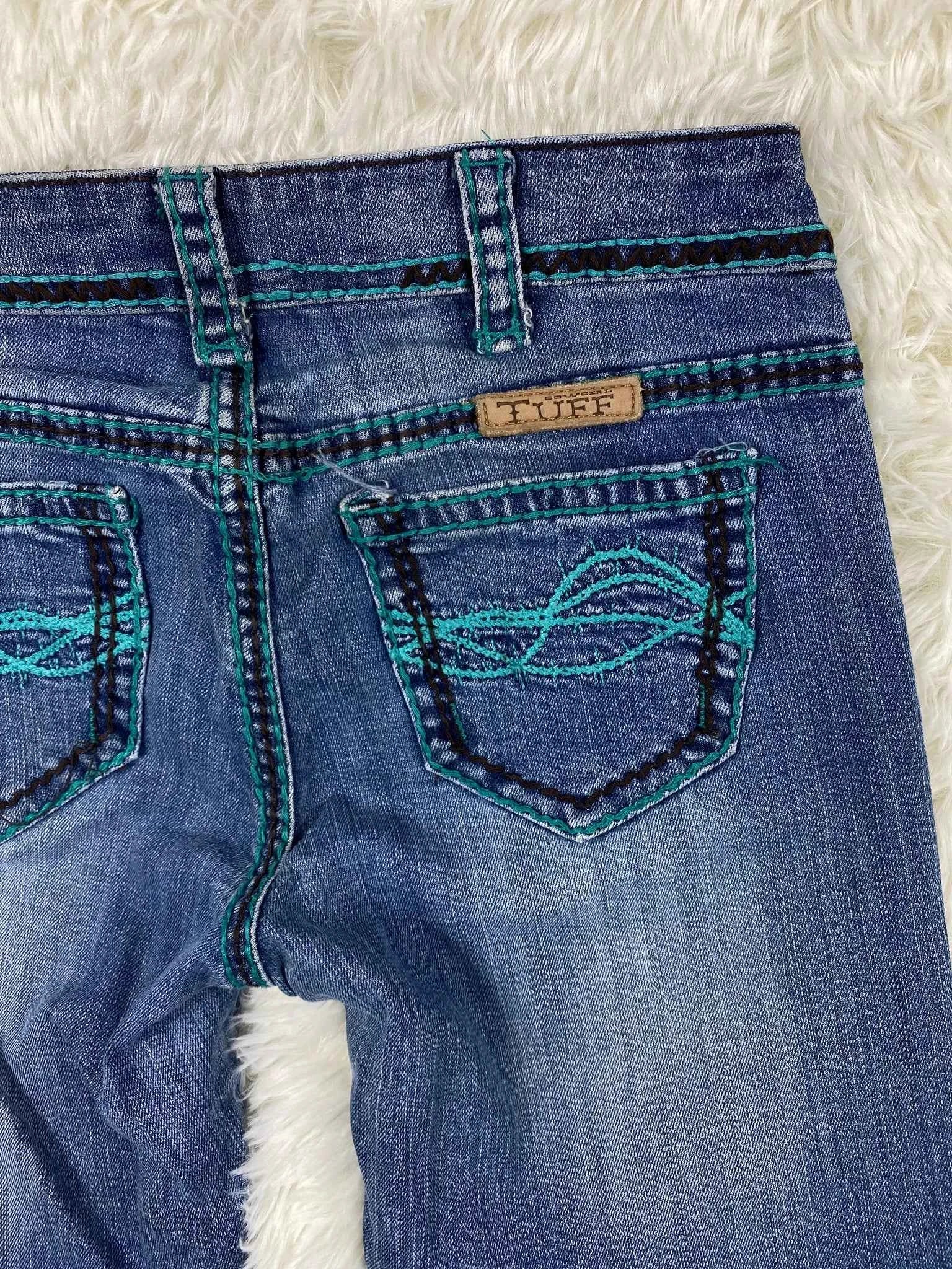 Cowgirl tuff Vintage low waist flared jeans (Größe XS)