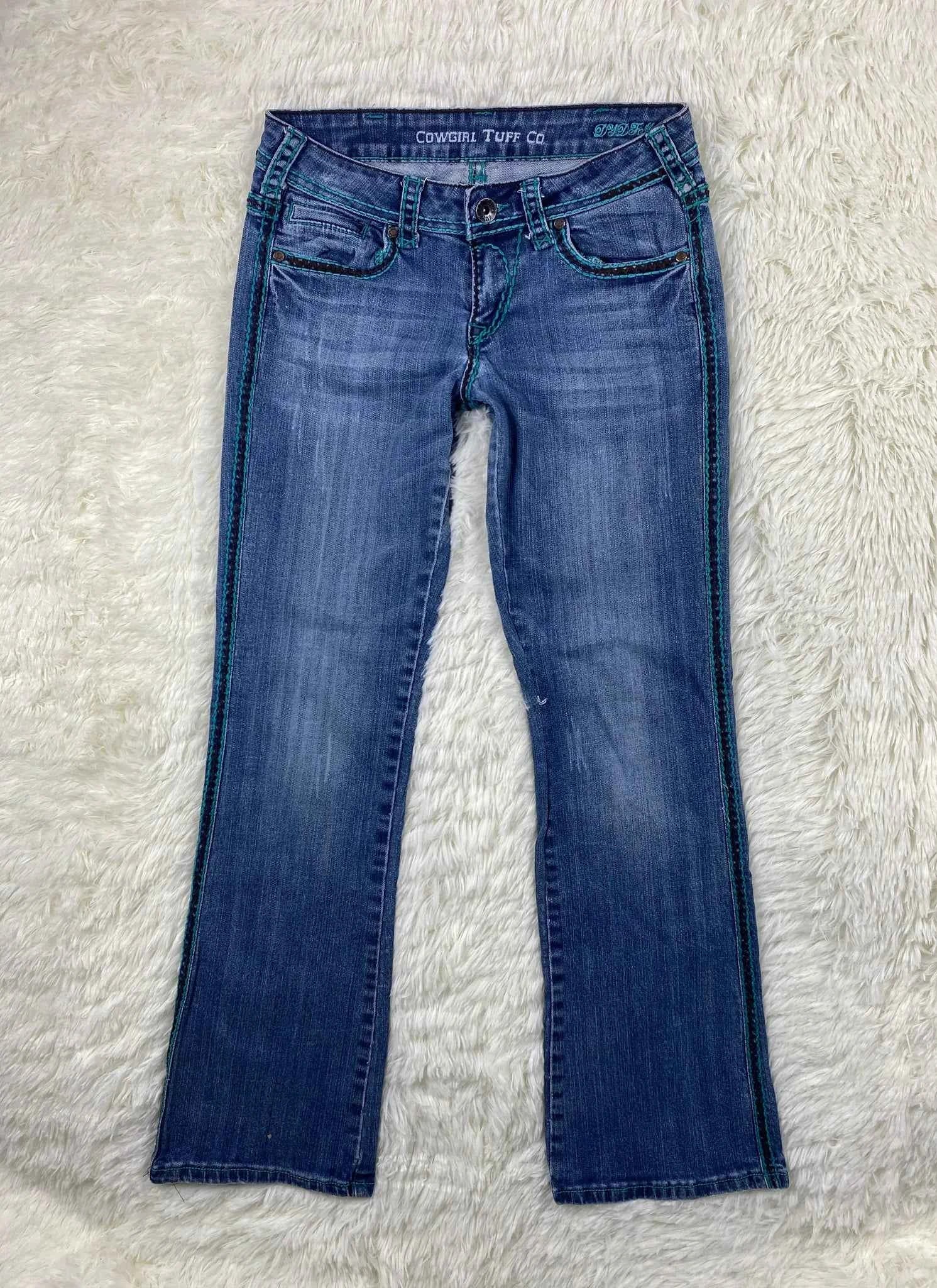 Cowgirl tuff Vintage low waist flared jeans (Größe XS)