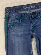 Cowgirl tuff Vintage low waist flared jeans (Größe XS)