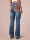 Crochet Vintage Jeans Größe XS Grade A