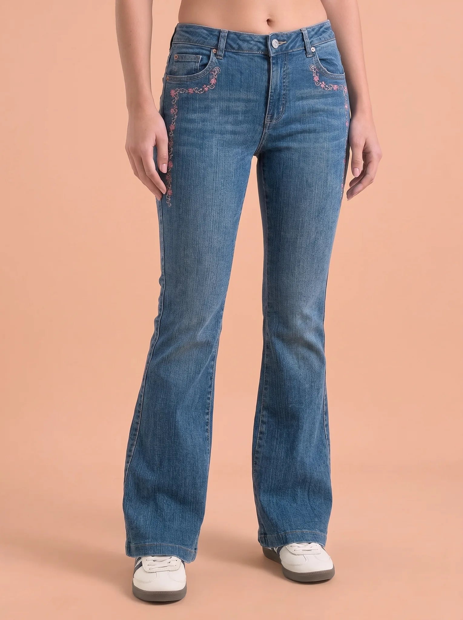 Flower Vintage Jeans Größe M Grade A