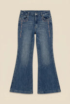 Flower Vintage Jeans Größe M – Detailansicht 2
