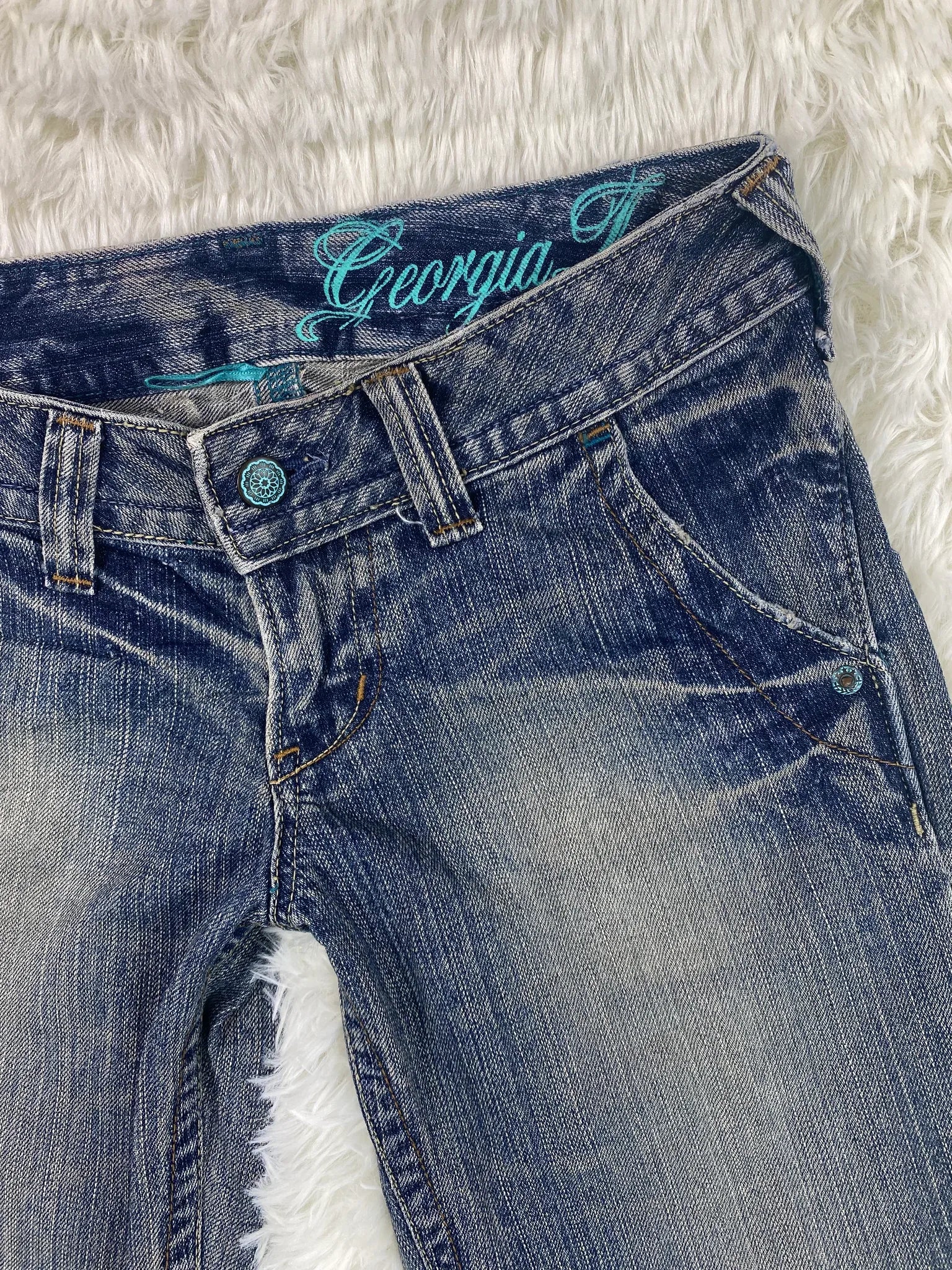 Georgia Love Vintage Jeans Größe XS – Detailansicht 3