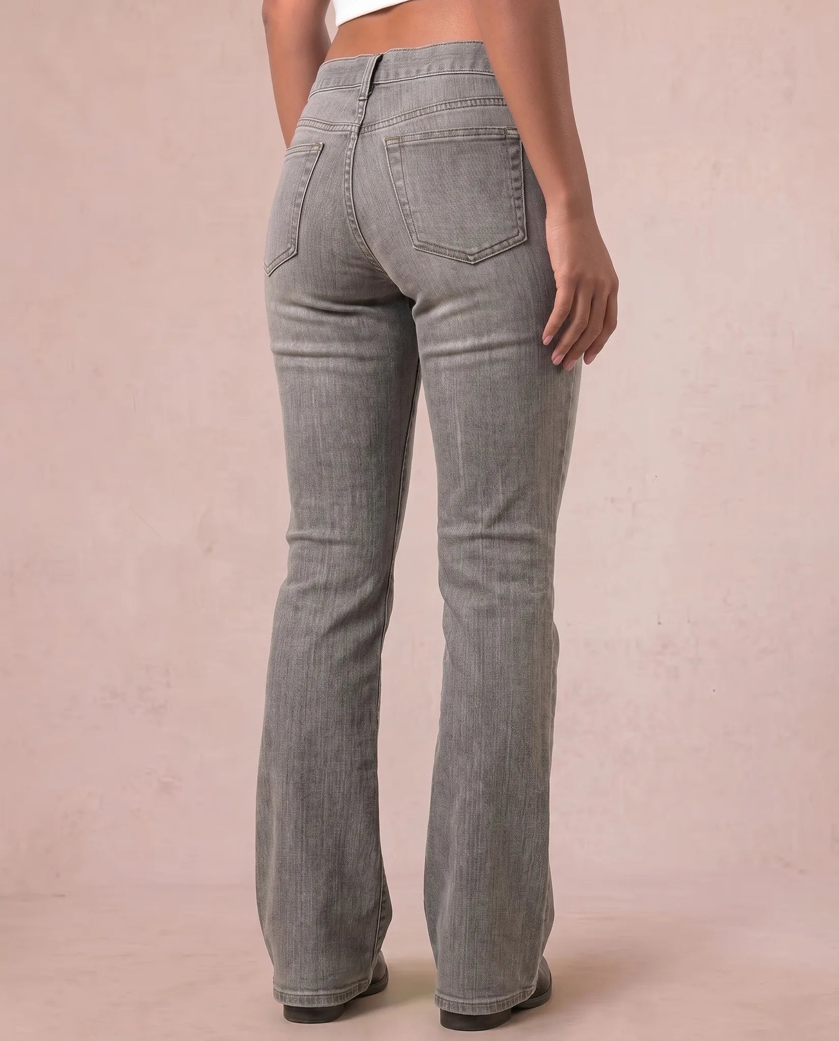 grey stitch Vintage Jeans Größe S Grade B