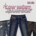 Vintage Low Waist Jeans Box
