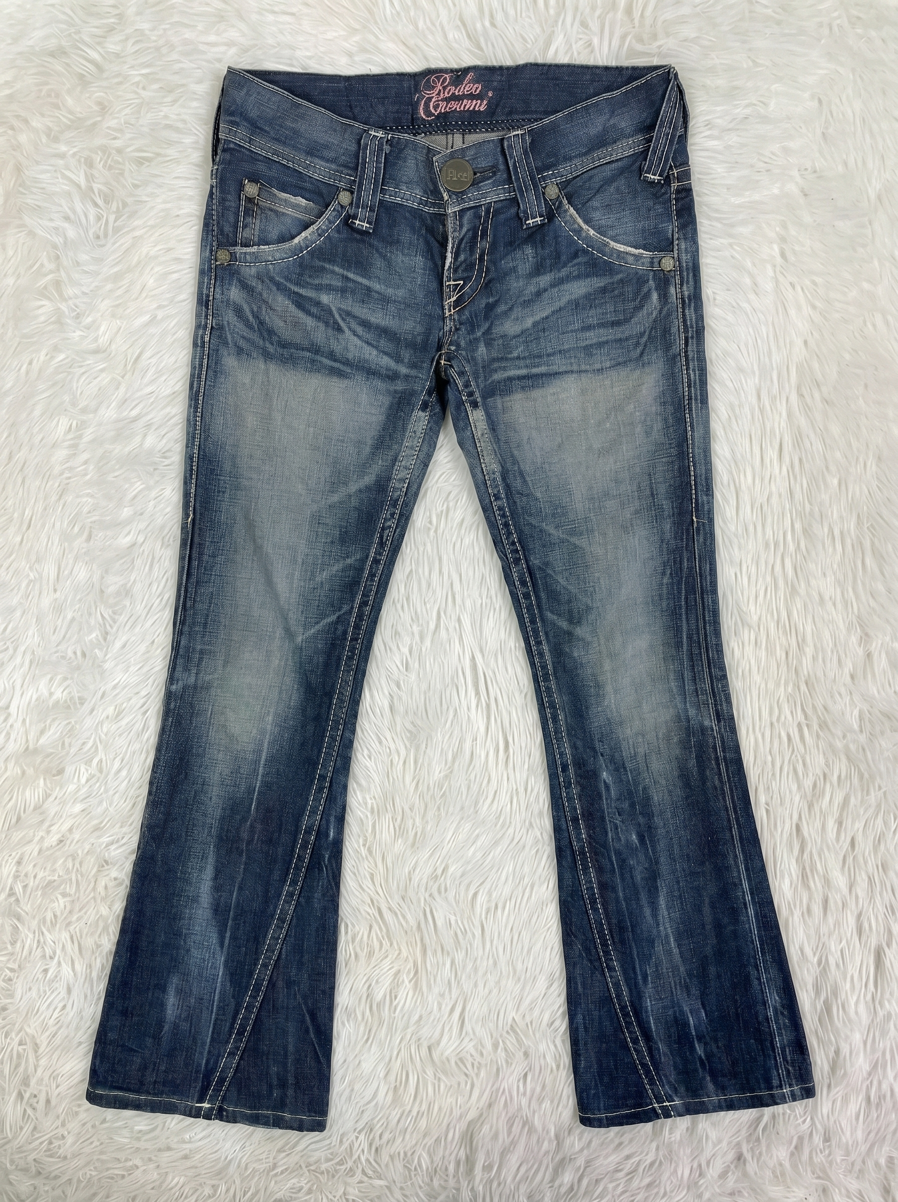 Rodeo Crowns Vintage Low Waist Flared Jeans [XS]