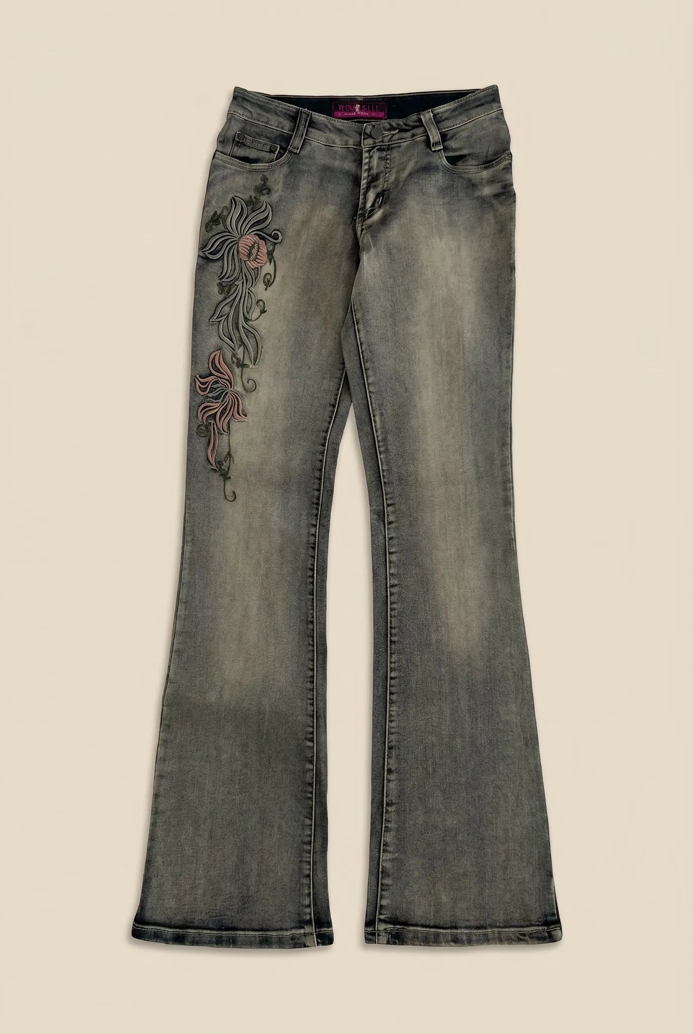 hongrunlai Vintage Jeans Größe S – Detailansicht 2