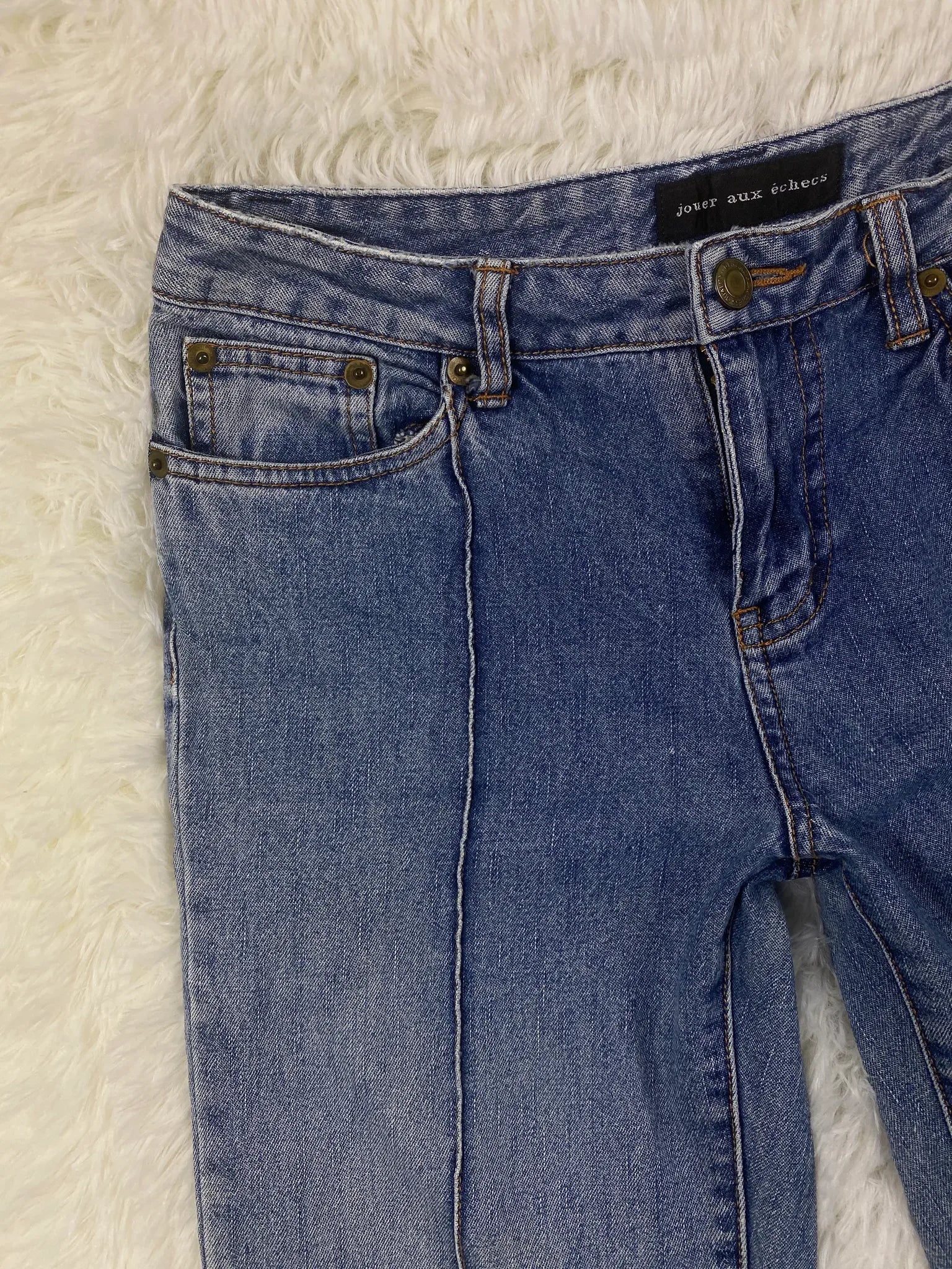 Jouer aux èchecs Vintage Jeans Größe XS – Detailansicht 3