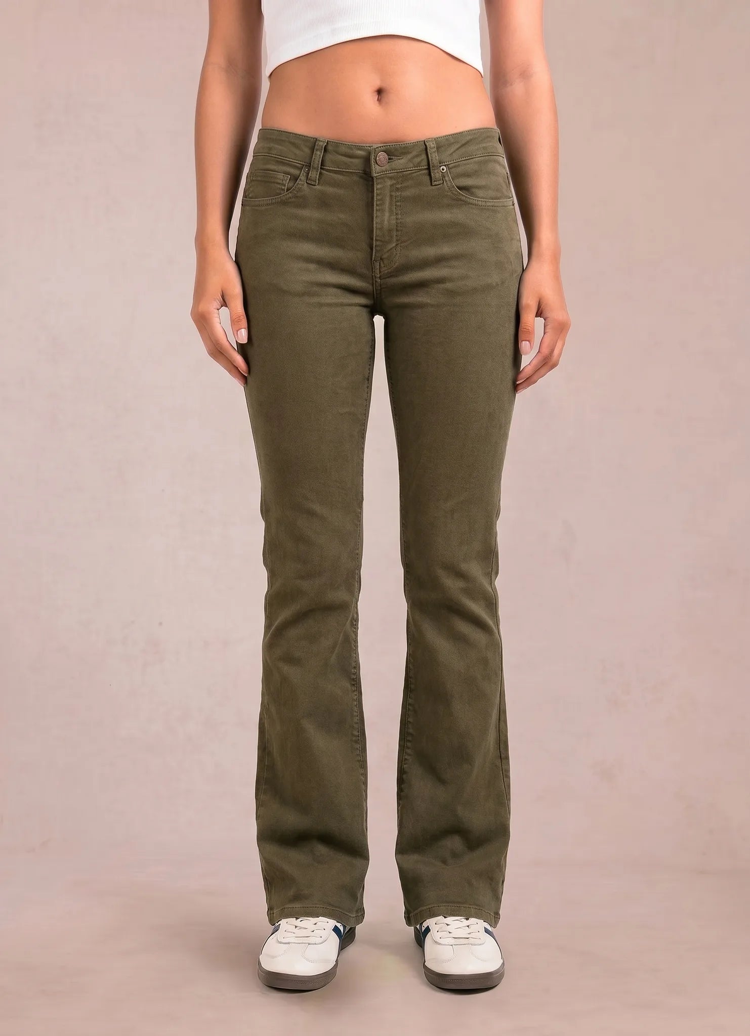 Khaki Vintage Jeans Größe S Grade B