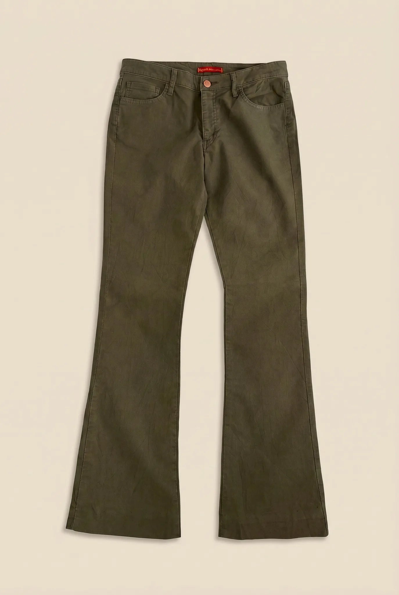 Khaki Vintage Jeans Größe S – Detailansicht 2