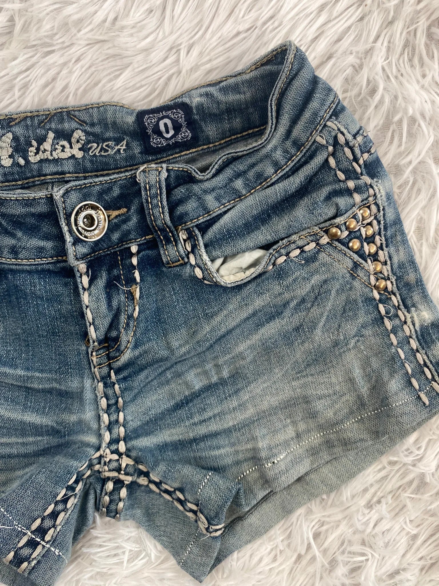 L.A Idol Vintage Jeans Größe XXS – Detailansicht 5