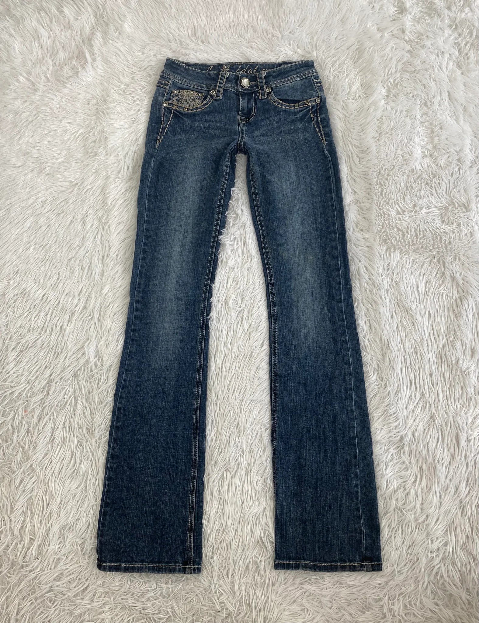 LA Idol Vintage Jeans Größe XXS – Detailansicht 3