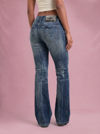 Rodeo Crowns Vintage Low Waist Flared Jeans [XS]
