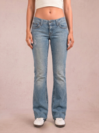 Cruel Girl vintage bootcut jeans [L]