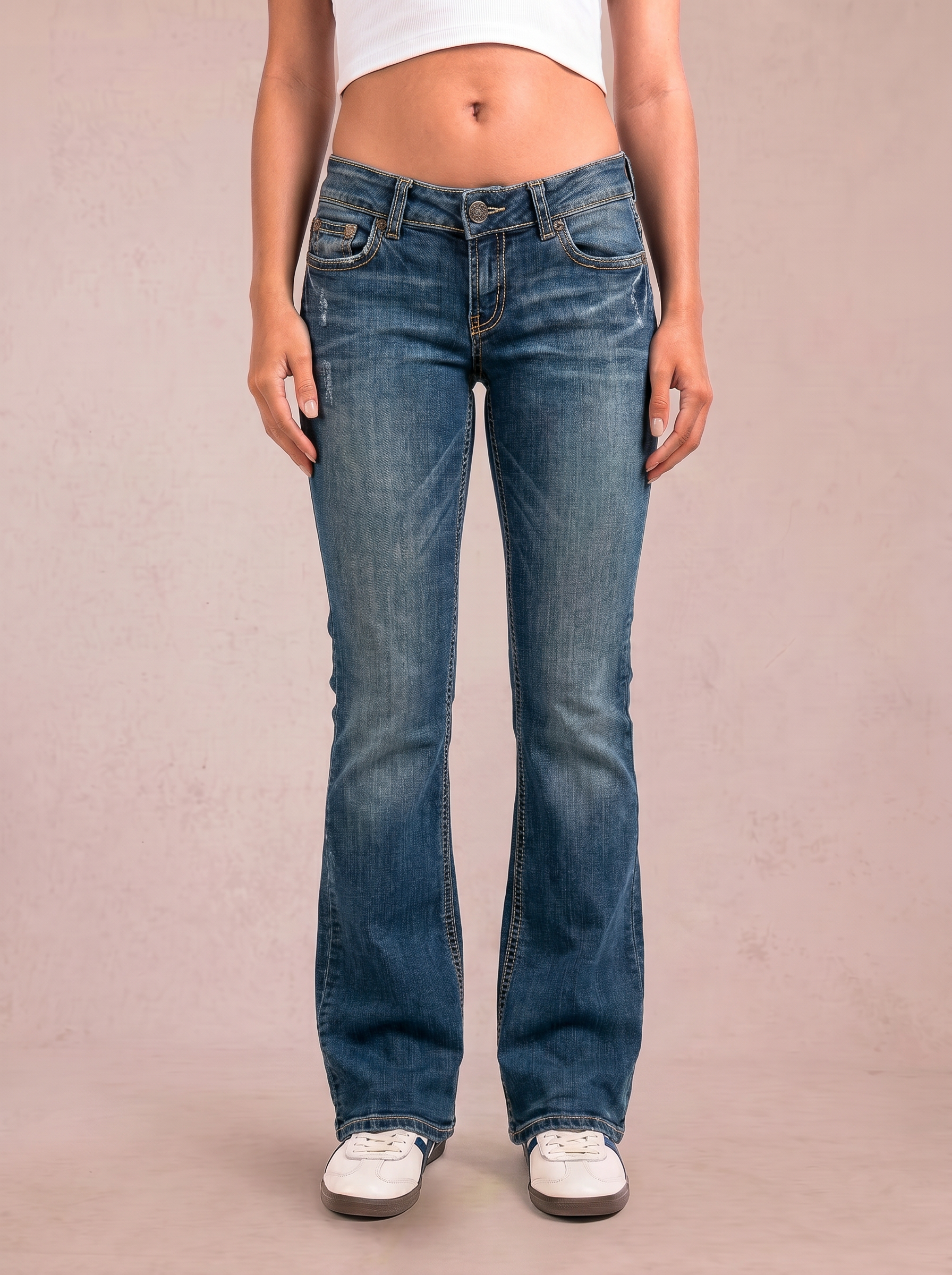 BKE denim culture vintage bootcut jeans [XS]