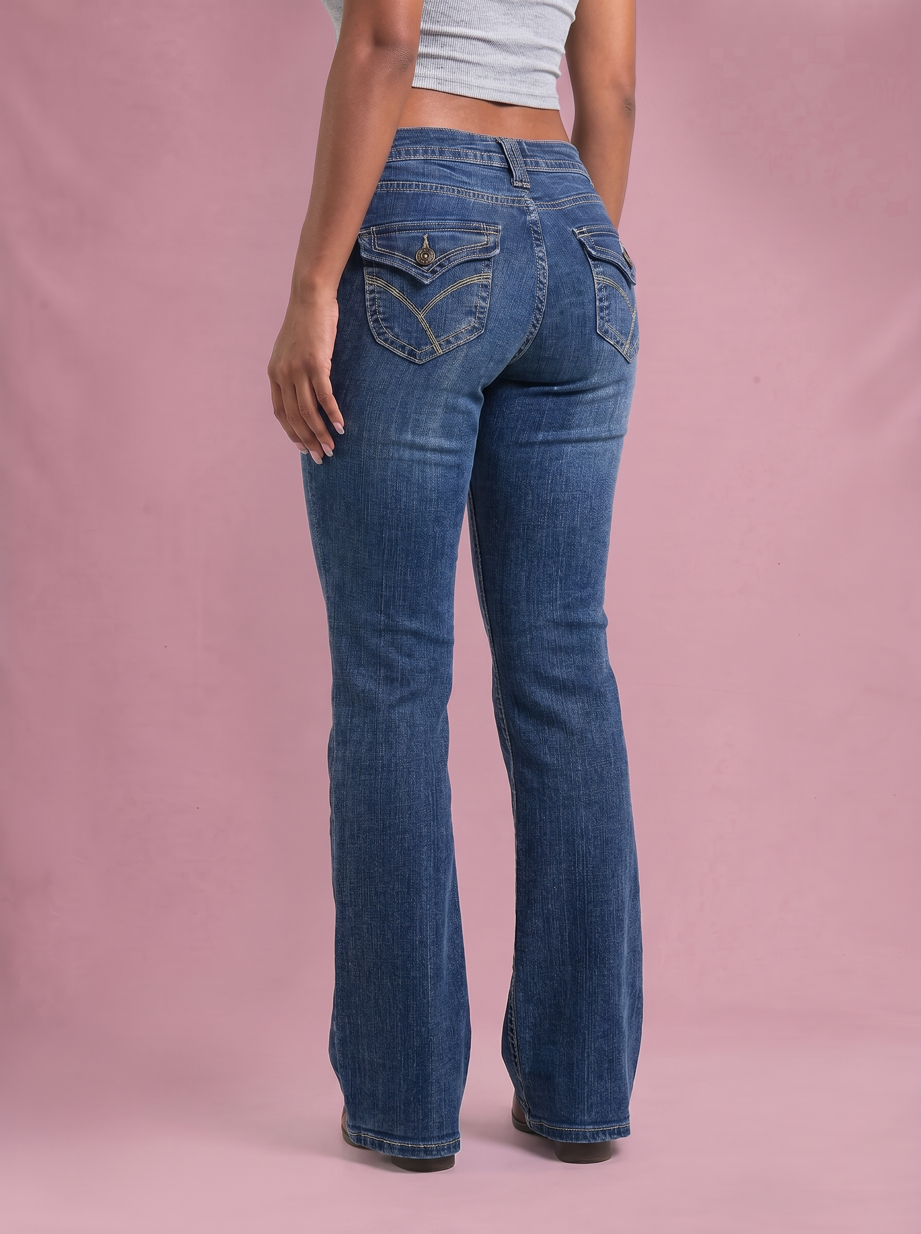 a.n.a vintage bootcut jeans [S]
