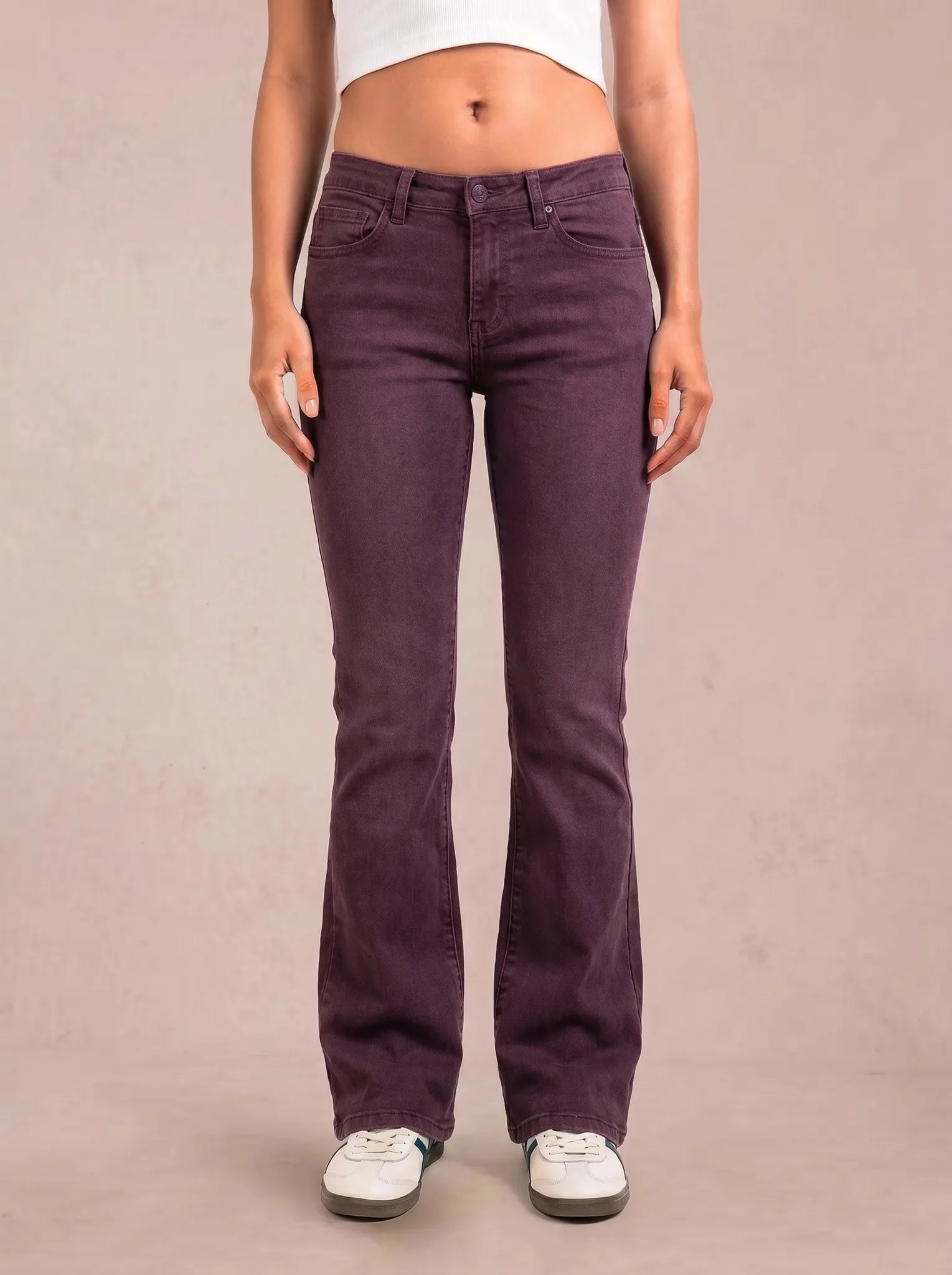 purple Vintage Jeans Größe XS Grade C