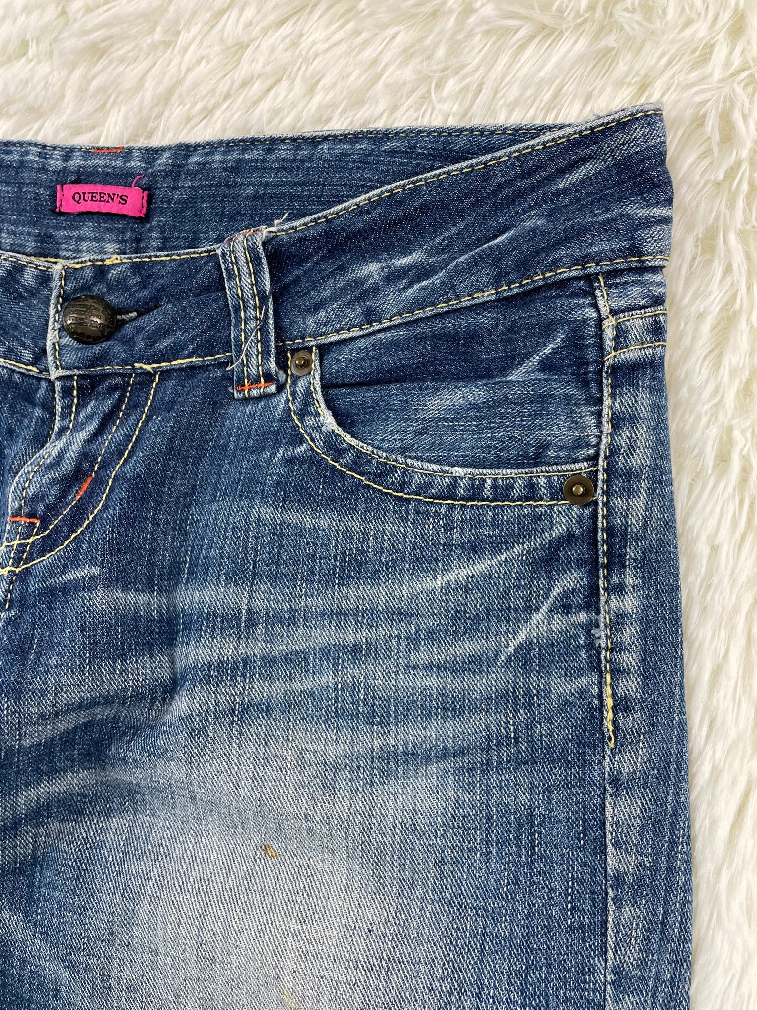 queens Vintage Jeans Größe M – Detailansicht 3