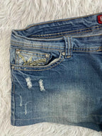 Red Rivet low waist [L]