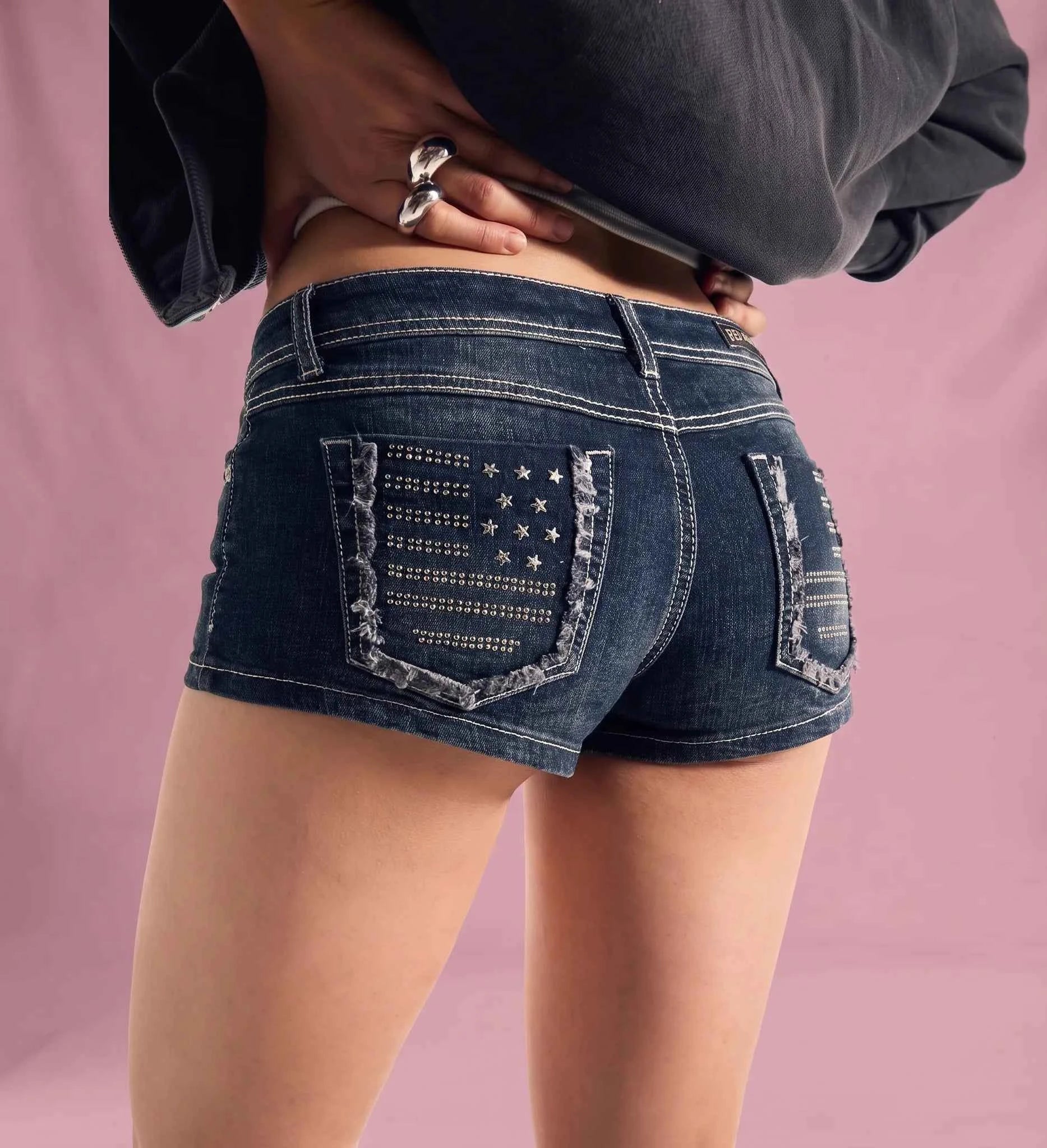 Red Rivet low waist [XL]
