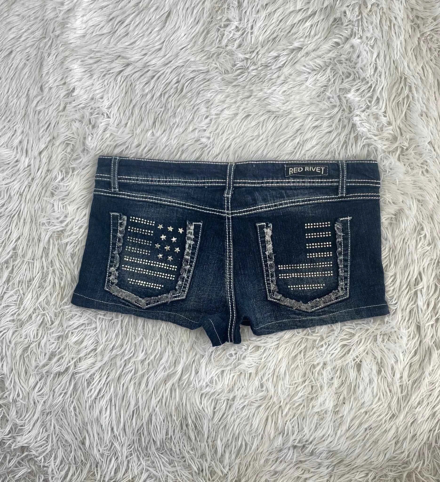 Red Rivet low waist [XL]