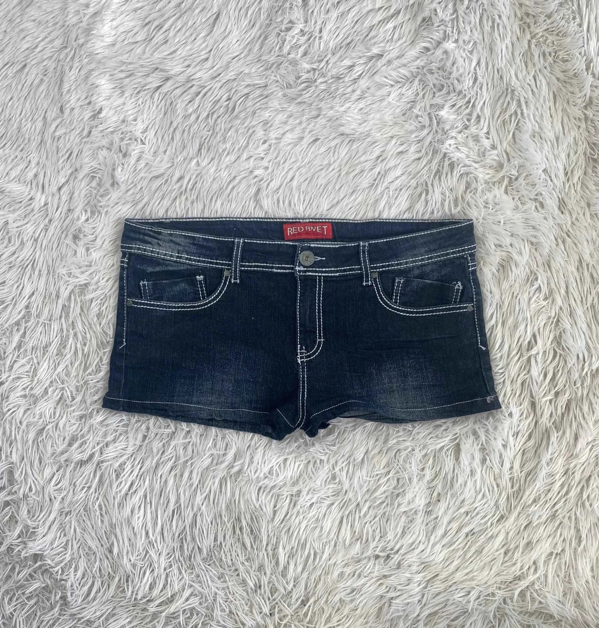 Red Rivet low waist [XL]